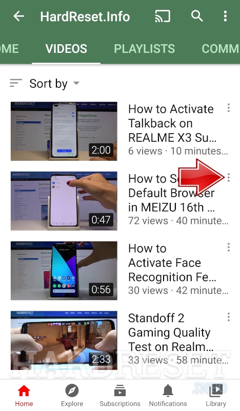 info video youtube
